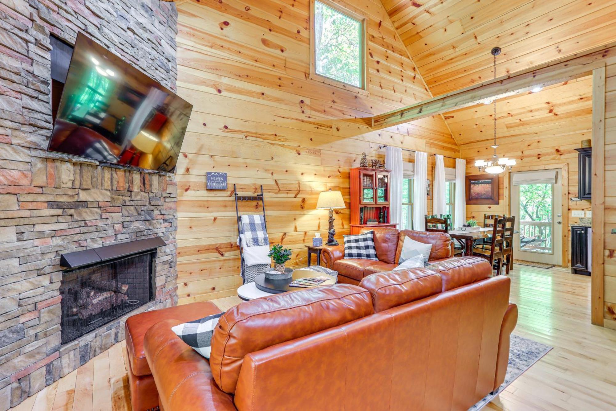 Lakeside Cabin Game Room, Dock, Orchard, Wineries เอลลิเจย์ ภายนอก รูปภาพ